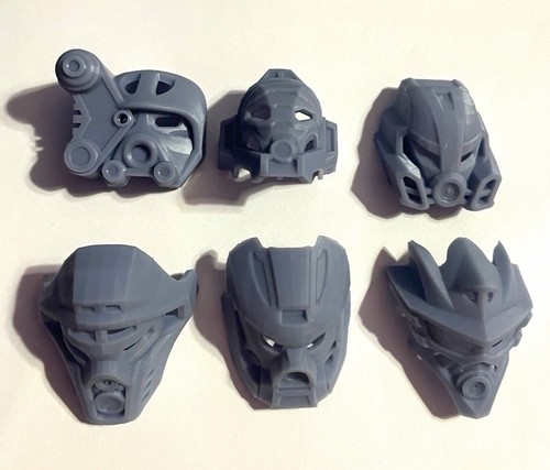 Printed bionicle masks - printed, masks-