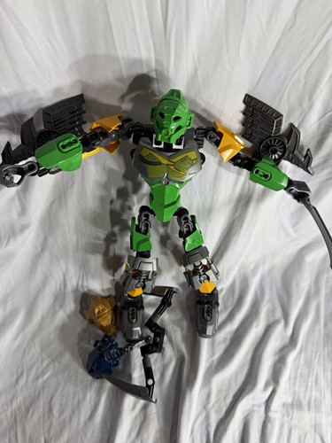 Lego bionicle green gray - lego,