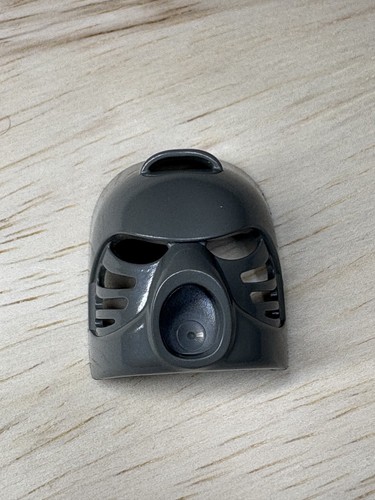 Lego dark gray bionicle - gray, mask